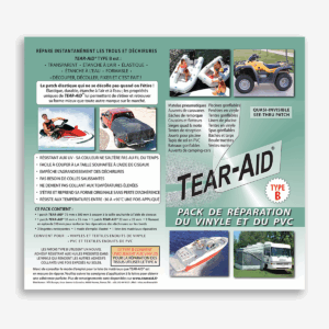 Pack Tear-Aid Type B pour la réparation de vinyls et PVC - TA-B-PK