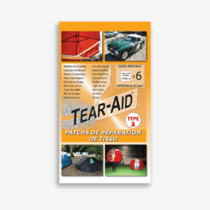 Pack de 6 patchs Tear-Aid Type A de 22 mm x 22 mm