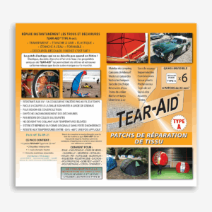 Pack de 6 patchs Tear-Aid Type A de 22 mm x 22 mm