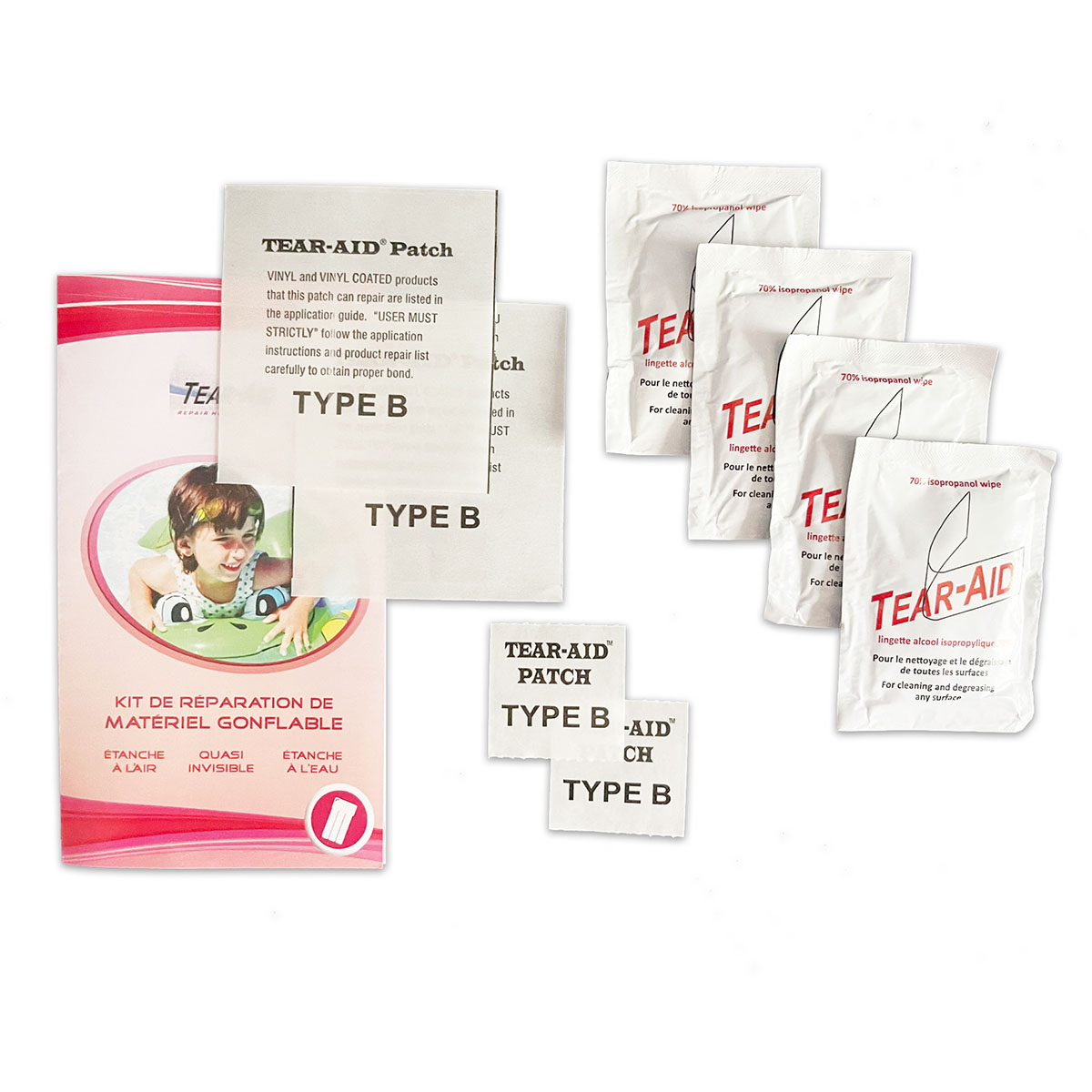 TA-RP-03 Kit Tear-Aid pour la réparation des jouets gonflables de plage et de piscine
