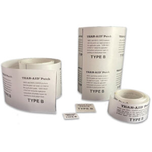 Tear-Aid Type B range of rolls and patches